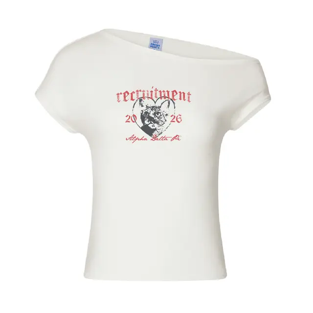 Alpha Delta Pi Cat Heart Graphic Recruitment Shirt 2