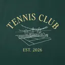 Tennis Team Illustrated Court String Lights PR Sweater