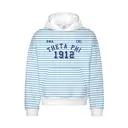 Theta Phi Alpha Striped Text PR Hoodie 2