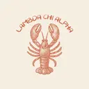 Lambda Chi Alpha Lobster Sketch PR Hoodie
