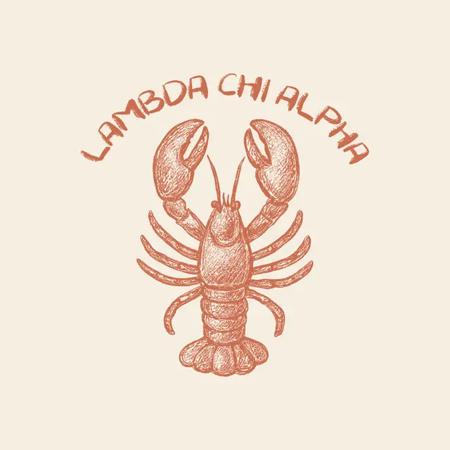 Lambda Chi Alpha Lobster Sketch PR Hoodie