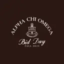 Alpha Chi Omega Crest and Script Bid Day Tank