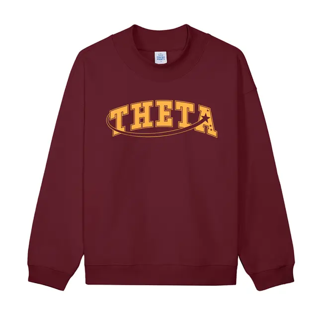Kappa Alpha Theta Bold Lettering PR Hoodie 2