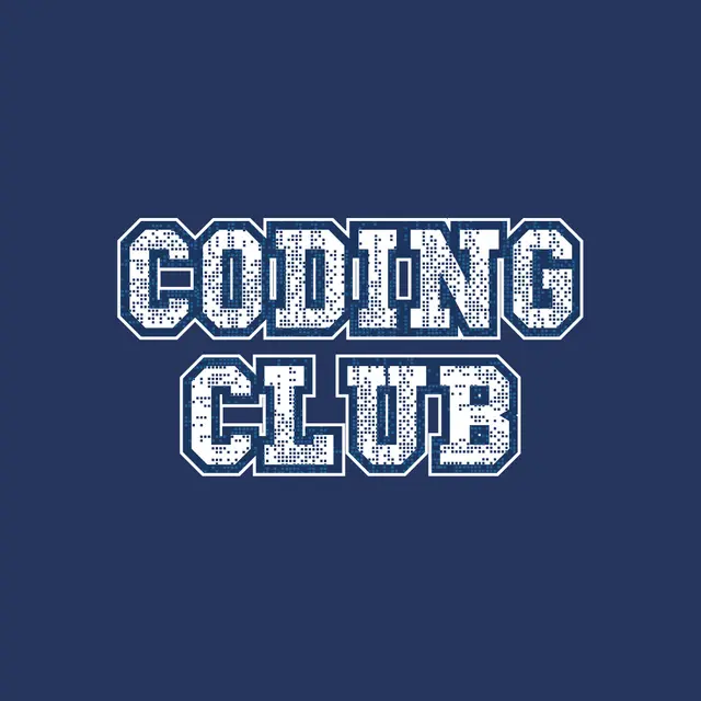 Coding Club Pixel Block Text PR Shirt