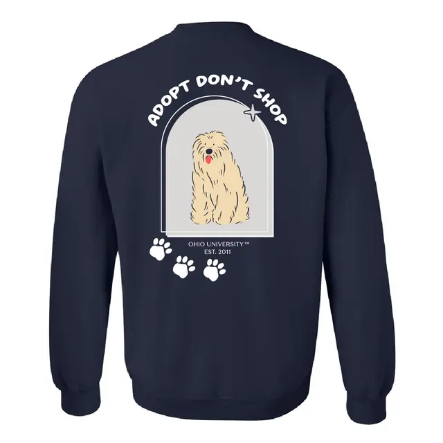 Bobcats of the Shelter Dogs Fluffy Dog Arch PR Crewneck 2
