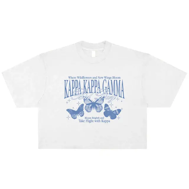 Kappa Kappa Gamma Butterfly Bid Day Shirt 2