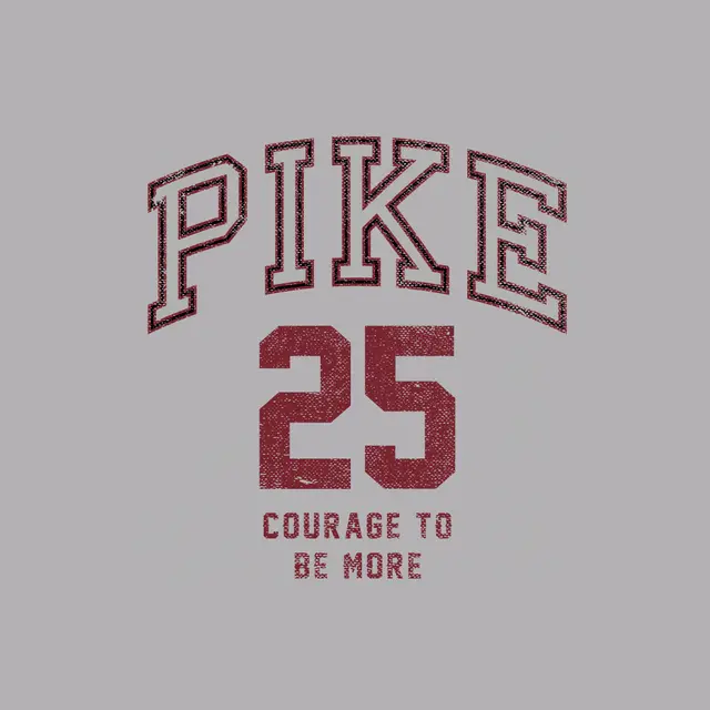 PIKE Bold Arch Text and Number PR Hoodie