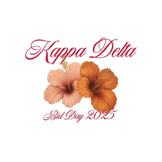 Kappa Delta Hibiscus Flower Bid Day Tank