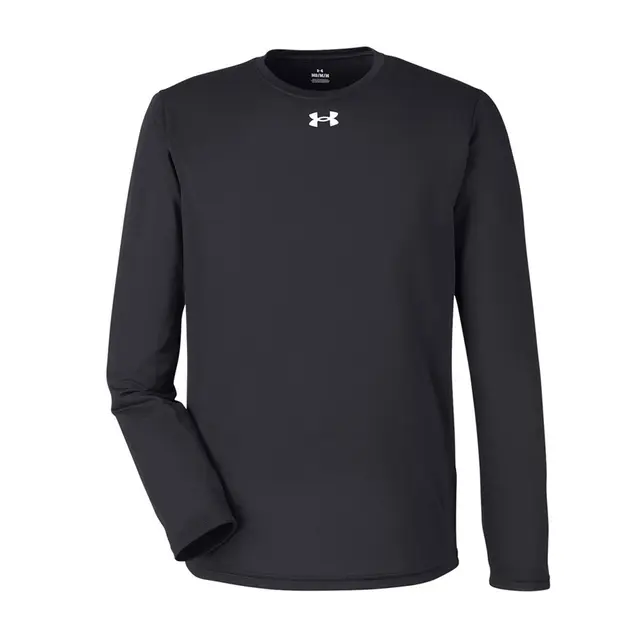 Under Armour Men's Team Tech Long-Sleeve T-Shirt 1376843 Black Front