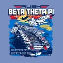Beta Theta Pi Fighter Jet Carrier Rush Shirt