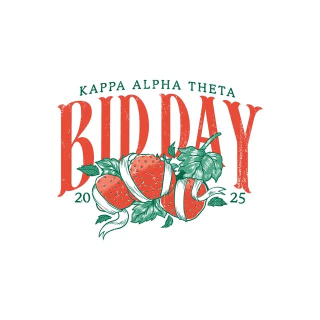 Kappa Alpha Theta Strawberry Bid Day Shirt