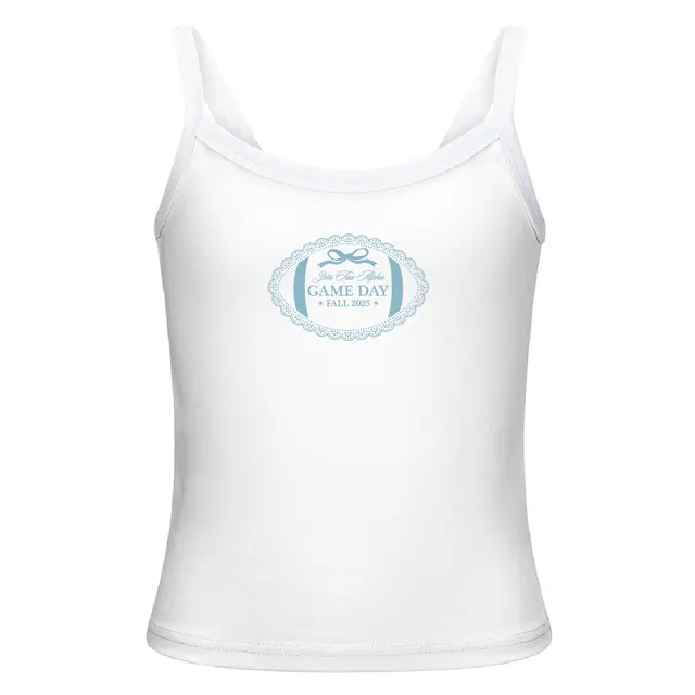 Zeta Tau Alpha Oval Lace Game Day Tank 2