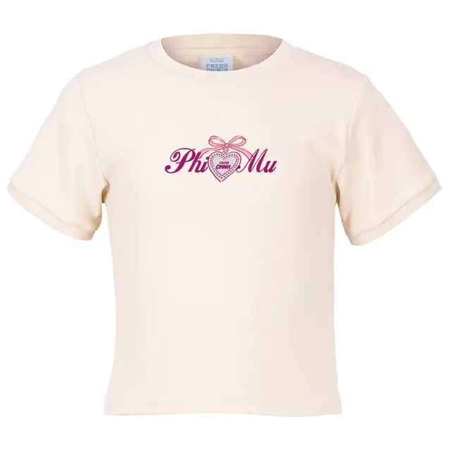Phi Mu Heart Ribbon Philanthropy Shirt 2