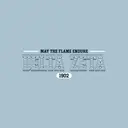 Delta Zeta Bold Line Text Founder's Day Hoodie