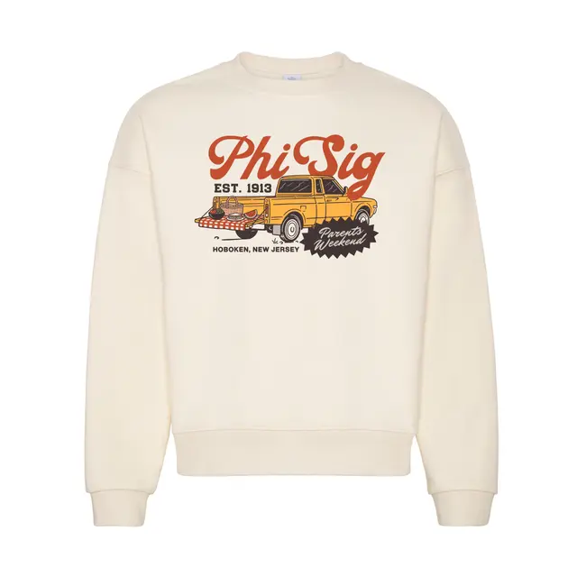 Phi Sigma Sigma Vintage Pickup Parents Weekend Sweater 2
