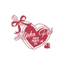 Alpha Phi Heart and Bow Date Party Tank