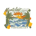Montclair Men's Volleyball Club Palm Tree Sunset Graphic PR Shirt