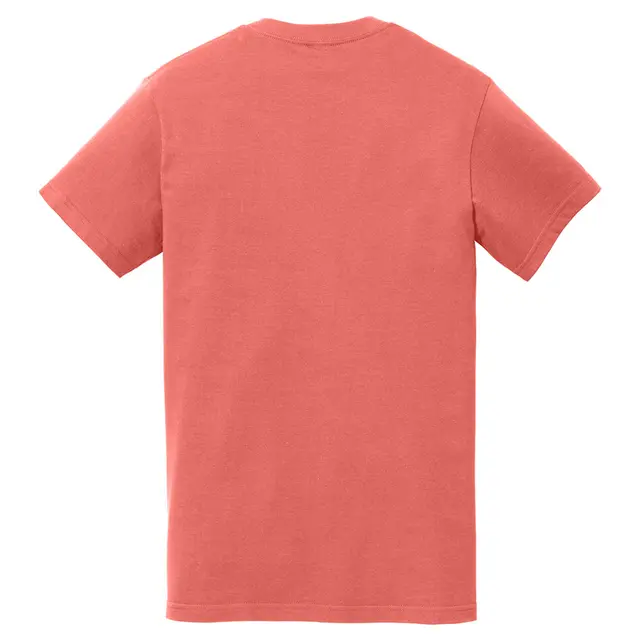 Gildan Hammer Adult  6 Oz. T-Shirt With Pocket h300 Coral Silk Back