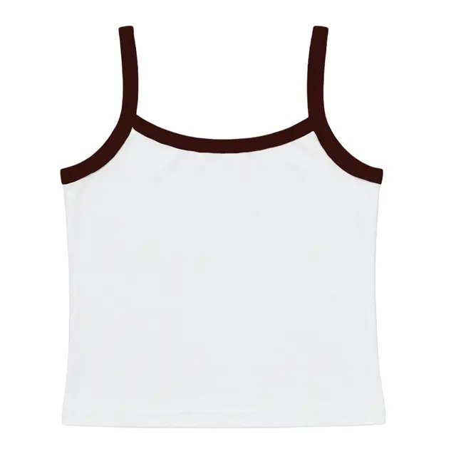 Customizable Fresh Prints Cali Camisole Top fp52 White Chocolate mto Back