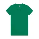 Los Angeles Apparel S/S Cotton-Poly Tee 3.8 Oz ff3001 Kelly Front