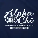 Alpha Chi Omega Flowing Script Rush Shirt