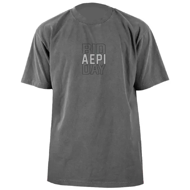 Alpha Epsilon Pi Bold Block Text Bid Day Shirt 2