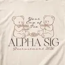 Alpha Sigma Alpha Adorable Teddy Bears Rush Tank