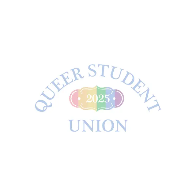 Queer Student Union Pastel Rainbow PR Crewneck