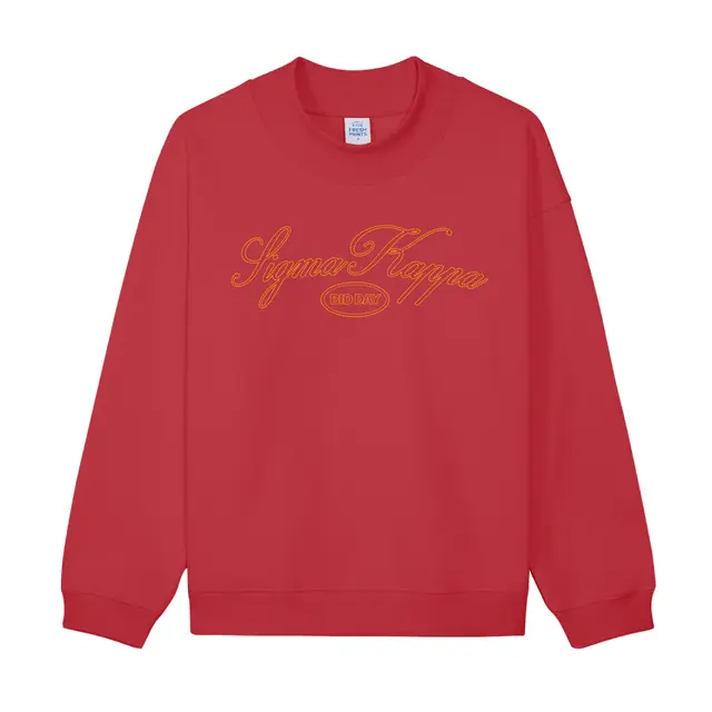 Sigma Kappa Flowing Script Bid Day Sweater 2