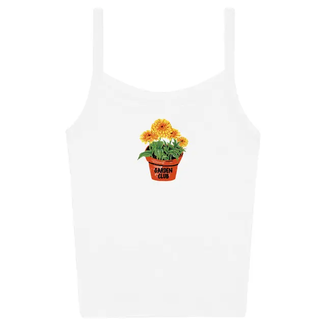 Garden Club Flower Pot Illustration PR Tank 2