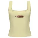 Delta Zeta Bold Text Star PR Tank 2