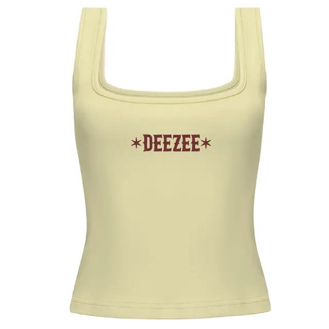 Delta Zeta Bold Text Star PR Tank 2