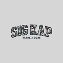 Sigma Kappa Camo Block Text Retreat Crewneck