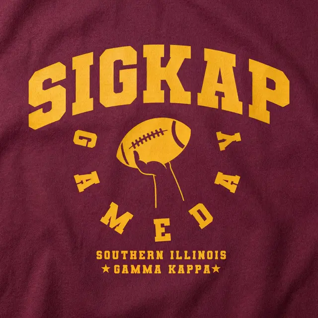 Sigma Kappa Football Graphic Game Day Hoodie
