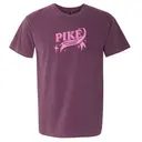 Pi Kappa Alpha PIKE Ribbon Text Breast Cancer Awareness Philanthropy Shirt 2