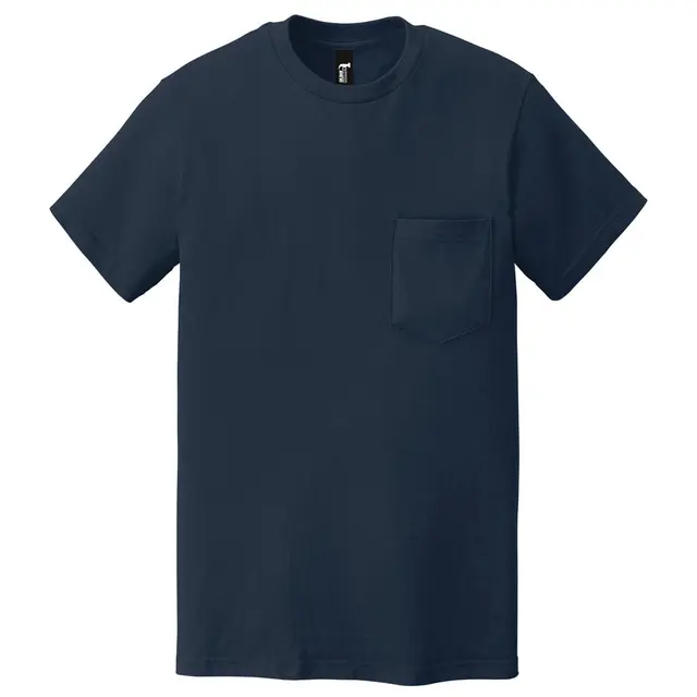 Gildan Hammer Adult  6 Oz. T-Shirt With Pocket h300 Sport Dark Navy Front