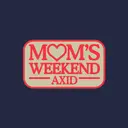 Alpha Xi Delta Heart Text Mom's Weekend Hoodie
