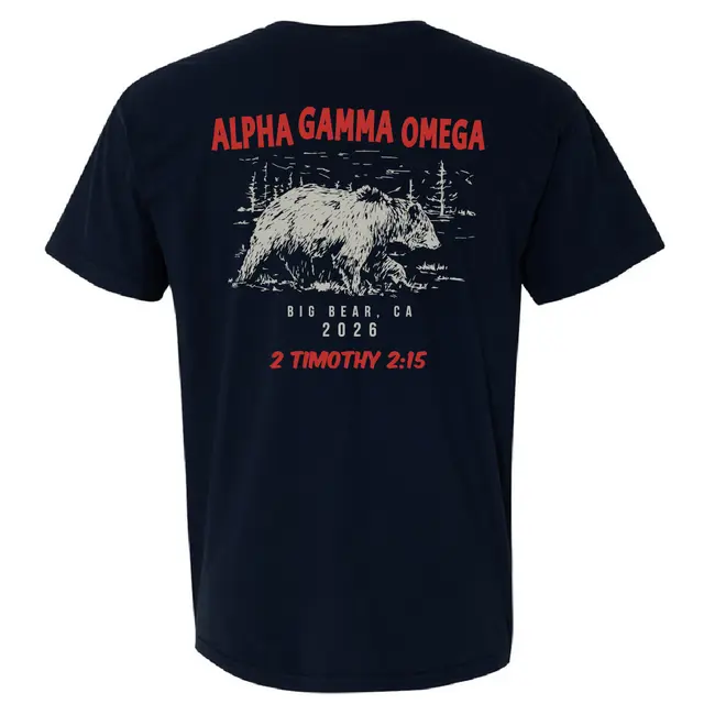 Alpha Gamma Omega Bear Landscape PR Shirt 2