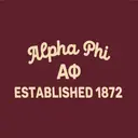 Alpha Phi Script and Block Text PR Crewneck