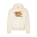 Kappa Alpha Theta Pennant Design Homecoming Hoodie 2