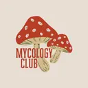 Mycology Club Red Mushrooms Illustration PR Shirt