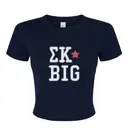 Sigma Kappa Striped Letters Big Little Reveal Shirt 2