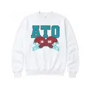 Alpha Tau Omega Football Helmets Block Text PR Crewneck 2