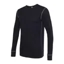 Next Level Adult Long-Sleeve Thermal n8201 Black with Gray Left