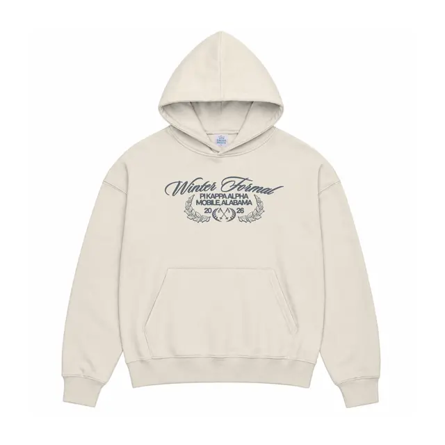 Pi Kappa Alpha Flowing Script Winter Formal Hoodie 2