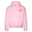 Alpha Omicron Pi Floral Script Big Little Reveal Hoodie 2