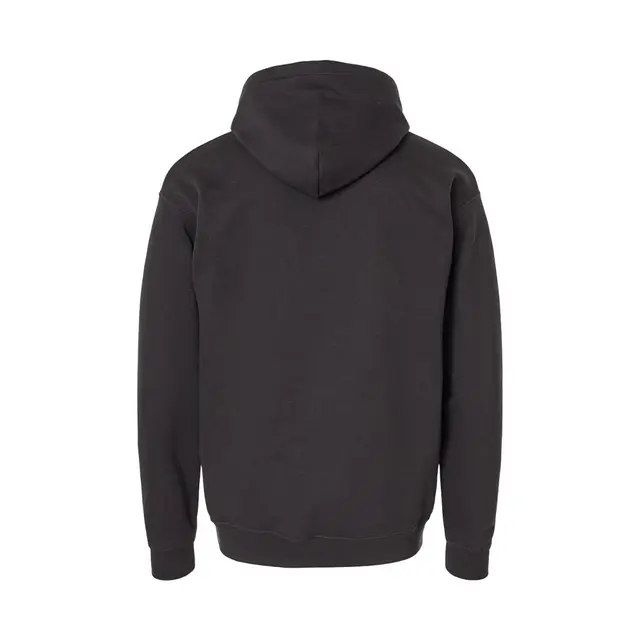 Hanes Hanes Perfect Sweats Pullover Hooded Sweatshirt rs170 Black Back