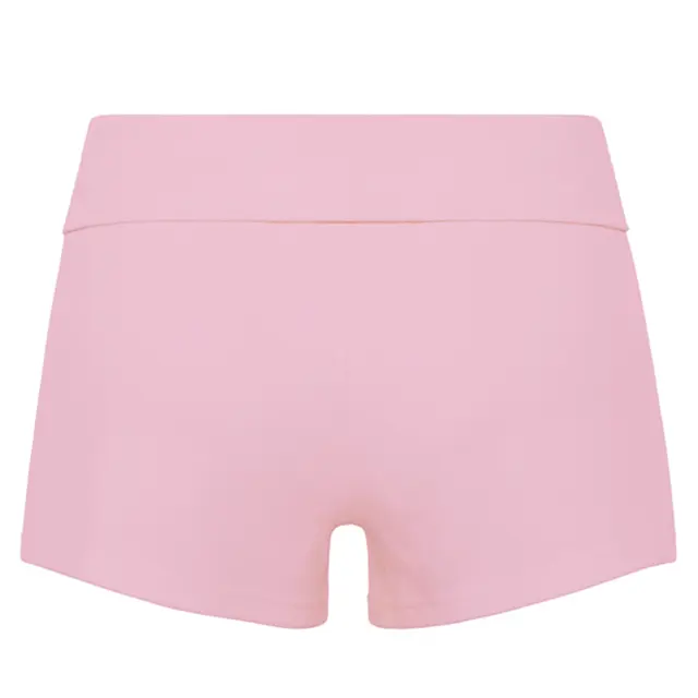 FP100 Lindsey Fold-over Lounge Shorts Baby Pink Back