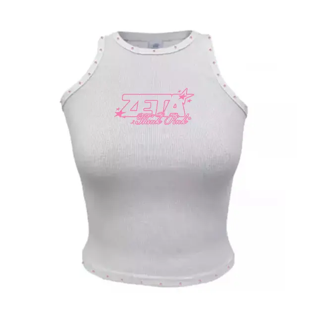 Zeta Tau Alpha Bubble Lettering Philanthropy Tank 2