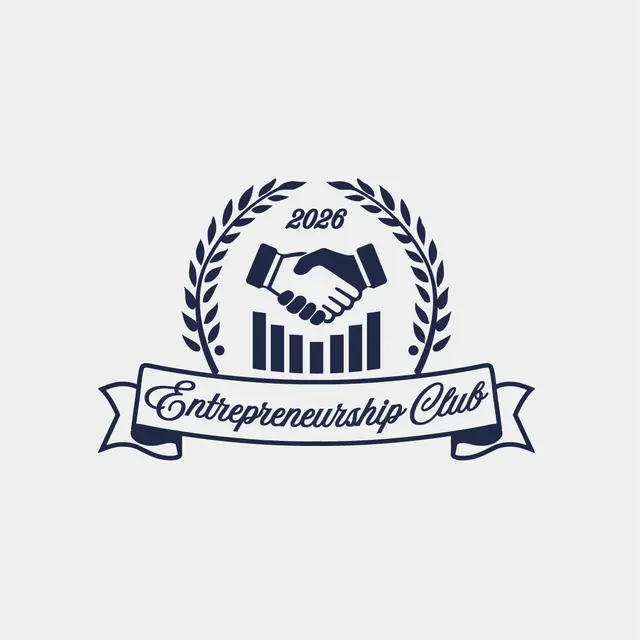 Entrepreneurship Club Handshake Graphic PR Sweater